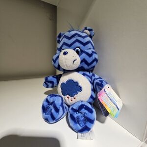 Care Bears Grumpy Bear Blue Chevron Plush